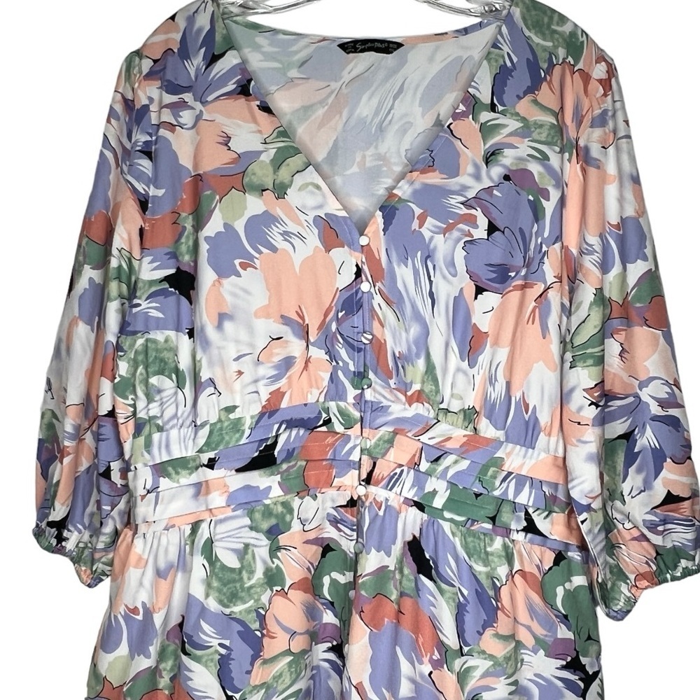 Simplee Plus Dress - Picture 2 of 7